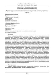 Мировые города в системе внешнеэкономического сотрудничества: состояние, современные тенденции