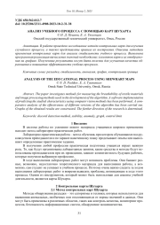 АНАЛИЗ УЧЕБНОГО ПРОЦЕССА С ПОМОЩЬЮ КАРТ ШУХАРТА