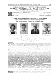 Риски «социальной легитимности» коррупции в условиях санкций: оценка настроений регионального делового сообщества
