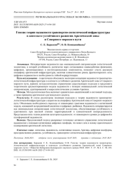ГЕНЕЗИС ТЕОРИИ НАДЕЖНОСТИ ТРАНСПОРТНО-ЛОГИСТИЧЕСКОЙ ИНФРАСТРУКТУРЫ В КОНТЕКСТЕ УСТОЙЧИВОГО РАЗВИТИЯ АРКТИЧЕСКОЙ ЗОНЫ И СЕВЕРНОГО МОРСКОГО ПУТИ
