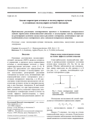 Анализ параметров атомных и молекулярных пучков в установках молекулярно-лучевой эпитаксии