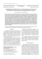 Формирование изображений в мультиспектральных видеосистемах для визуального и автоматического неразрушающего контроля