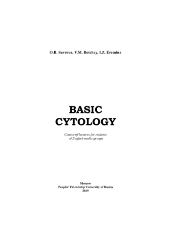 BASIC CYTOLOGY